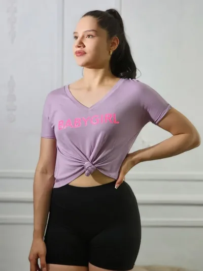 Blusa Doble Zero para dama color lila