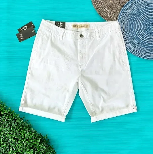 Short Indigo para caballero color blanco