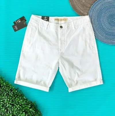 Short Indigo para caballero color blanco