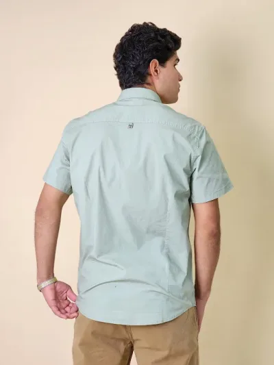 Camisa Hummer para caballero BS03-SL-LA COLOR VERDE