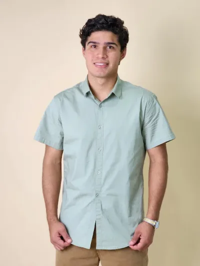 Camisa Hummer para caballero BS03-SL-LA COLOR VERDE