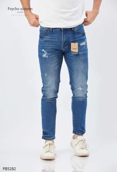 Jeans PSYCHO SIXTEEN para caballero PB582 color azul