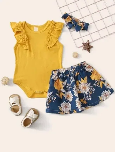 Conjunto para niña multicolor