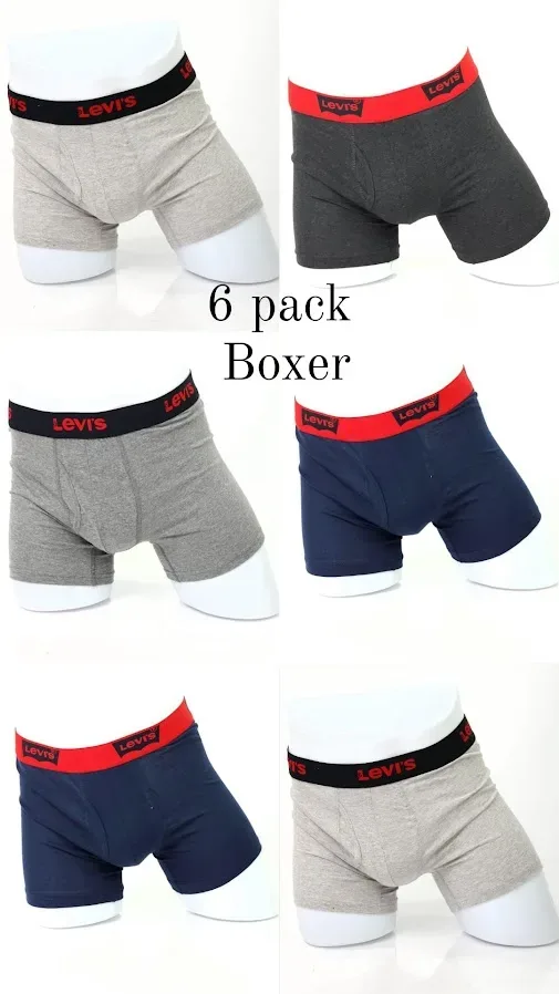 Set de 6 boxer Levi´s para caballero