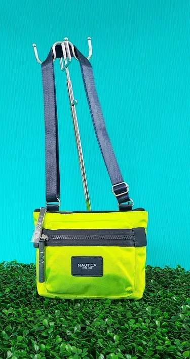 Bolso Náutica para dama color verde y azul