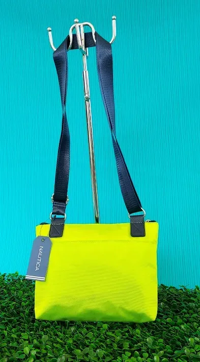 Bolso Náutica para dama color verde y azul