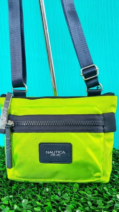 Bolso Náutica para dama color verde y azul