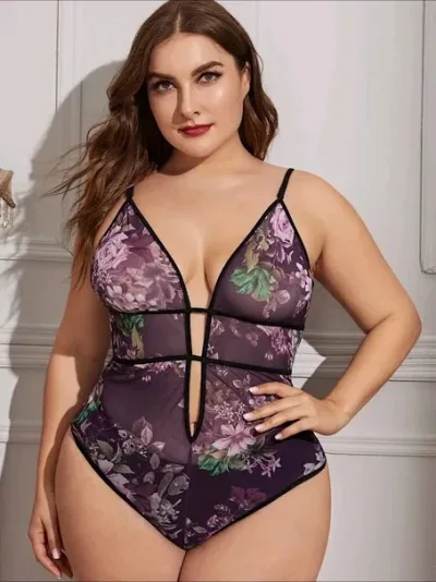 Lencería para dama color morado