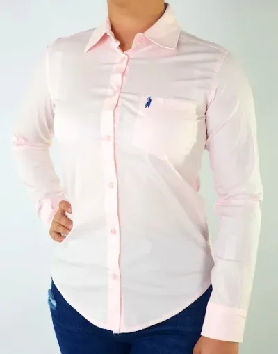 Camisa Cambridge Polo Club para dama color rosa