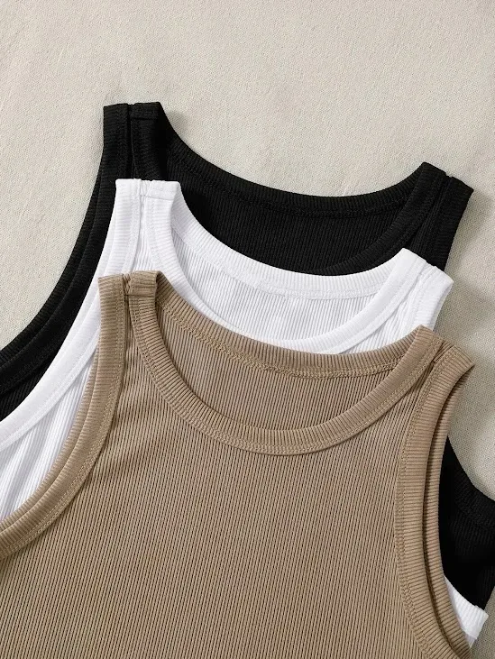 3 Tops para dama multicolor
