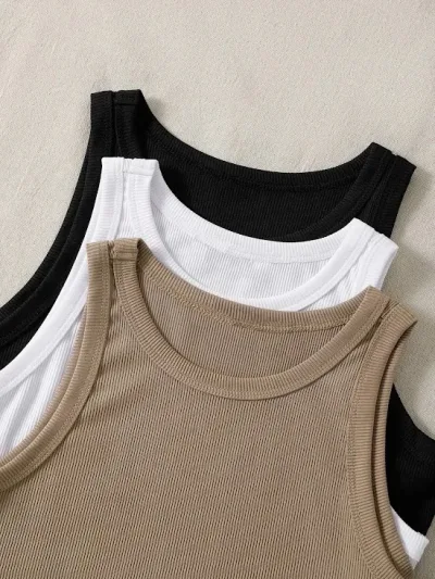3 Tops para dama multicolor