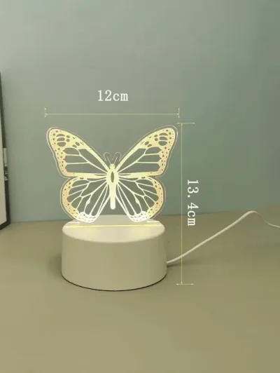 Luz con diseño de mariposa