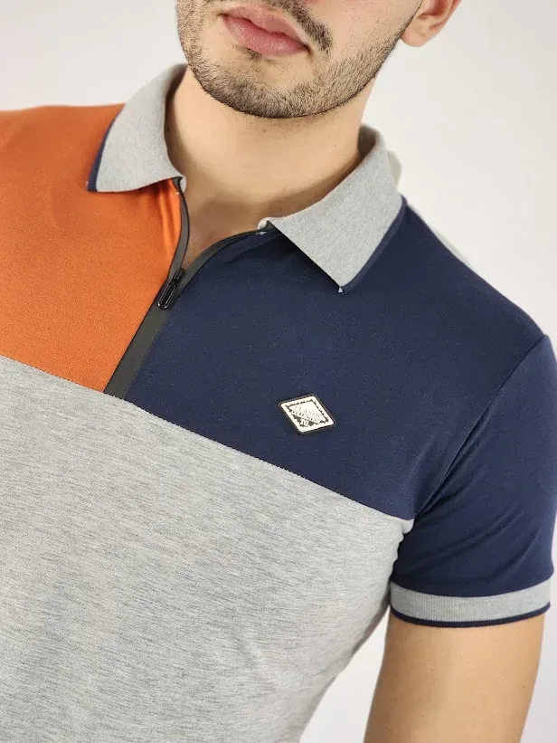 Camiseta de hombre Touch and Go multicolor