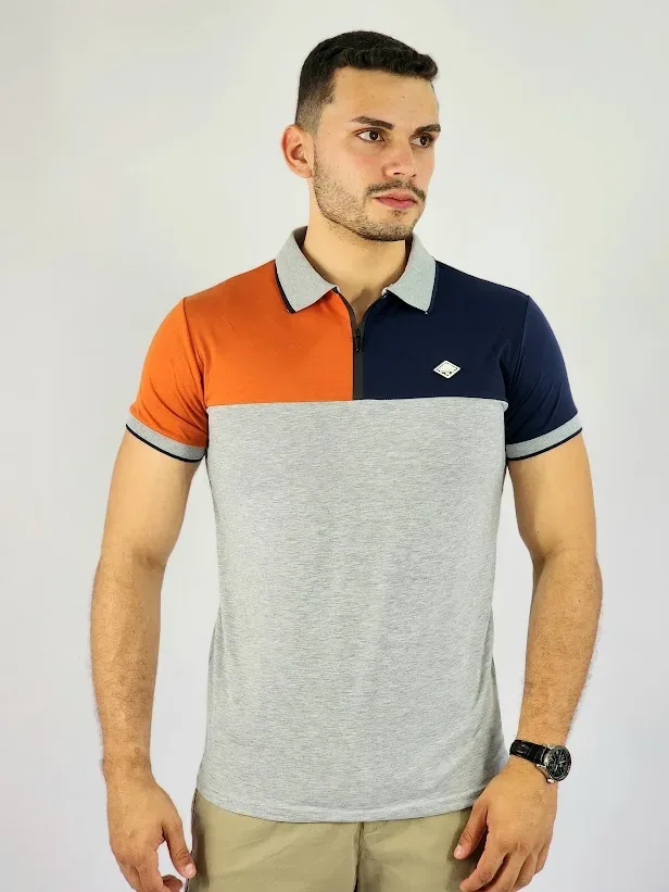 Camiseta de hombre Touch and Go multicolor
