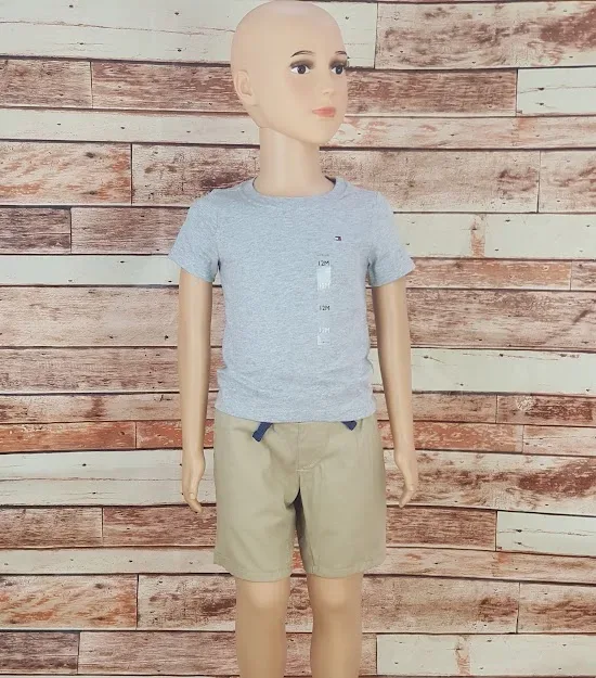 Camiseta Tommy Hilfiger para niño color gris