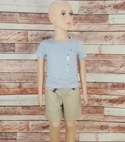 Camiseta Tommy Hilfiger para niño color gris
