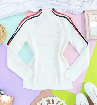 Suéter Tommy Hilfiger para dama color blanco