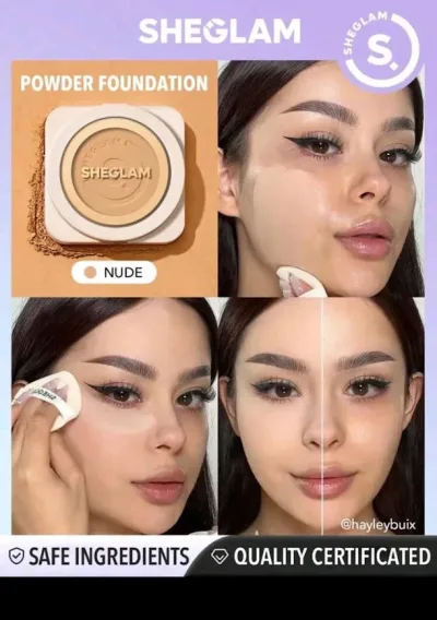 Base de maquillaje en polvo de alta cobertura SHEGLAM