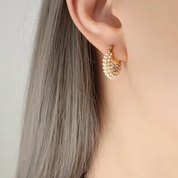 Argollas de acero inoxidable para dama