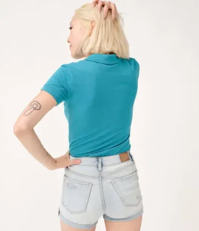 Camiseta Aeropostale para dama color verde esmeralda