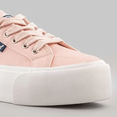 Tenis Coral para dama Isamu Pale Pink color rosado