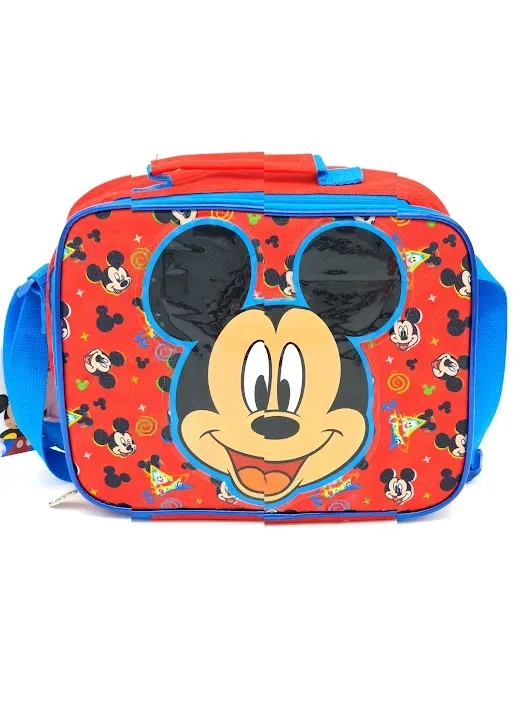 Lonchera para niño diseño animado Mickey Mouse
