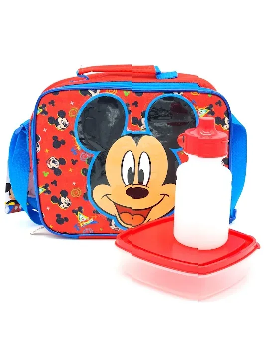 Lonchera para niño diseño animado Mickey Mouse