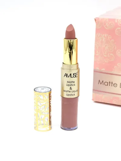 Labial Matte y Labial Líquido AMUSE Tono 2