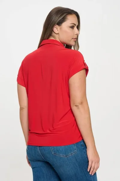 Blusa DNA para dama color rojo