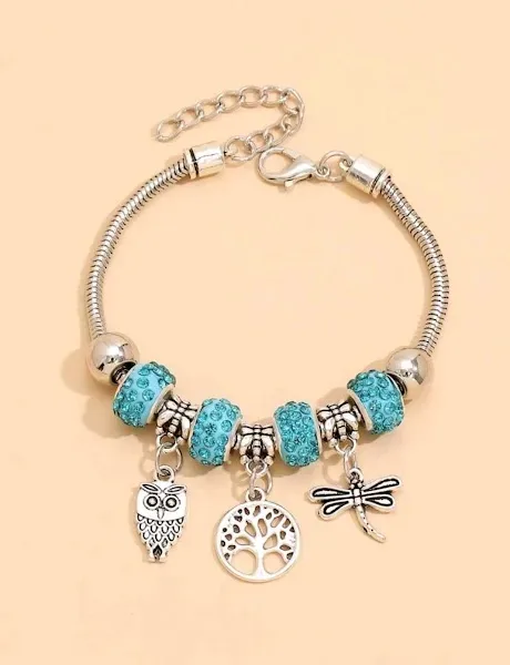 Pulsera para dama color celeste