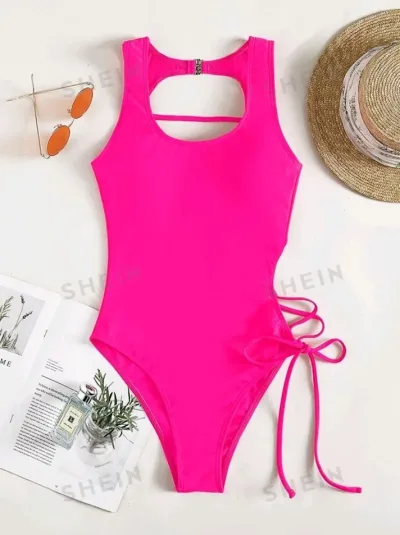 Vestido de baño para dama color Rosa Fucsia