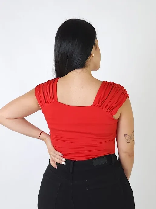 Blusa para dama color rojo