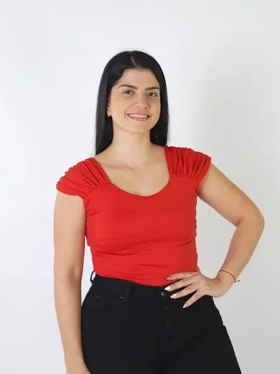 Blusa para dama color rojo