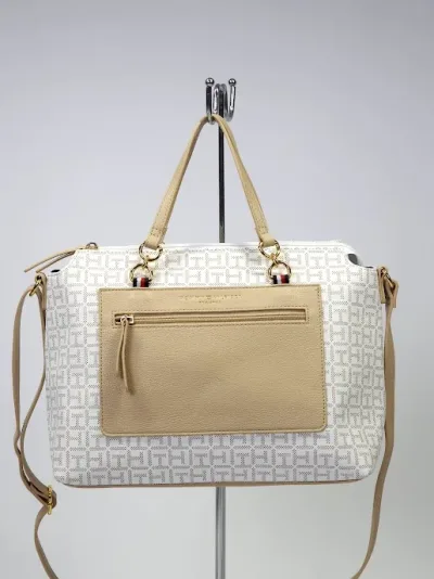 Bolso Tommy Hilfiger para dama color beige
