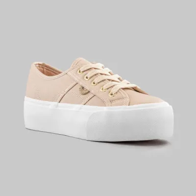 Tenis Coral para dama Kazu Sand para dama color beige