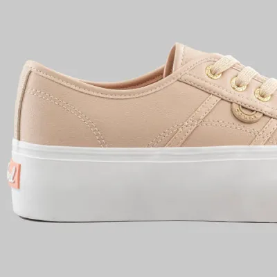 Tenis Coral para dama Kazu Sand para dama color beige