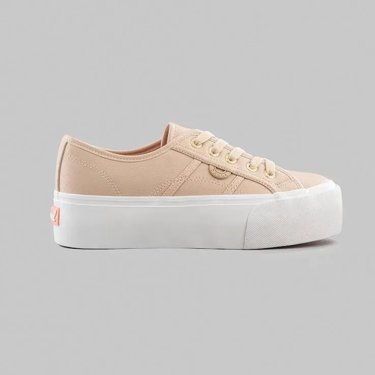 Tenis Coral para dama Kazu Sand para dama color beige