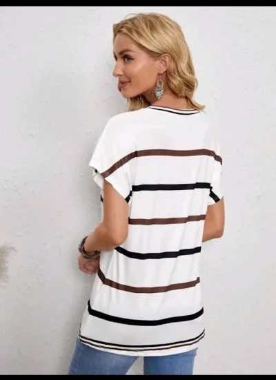 Camisa para dama a rayas