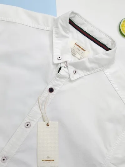 Camisa Hummer para caballero color blanco
