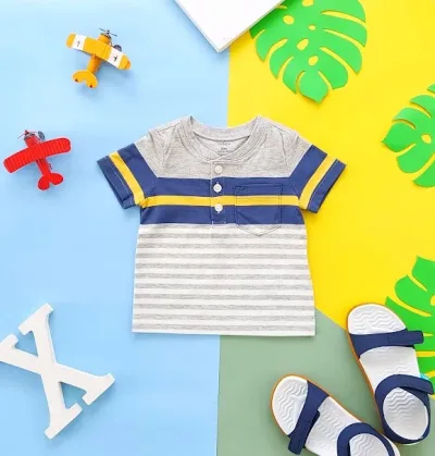 Camiseta para niño Carter's color gris