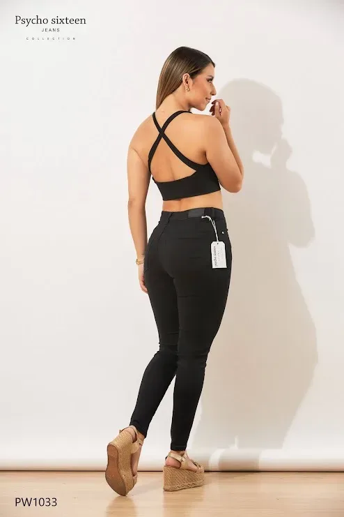Jeans PSYCHO SIXTEEN para dama high rise, skinny PW1033