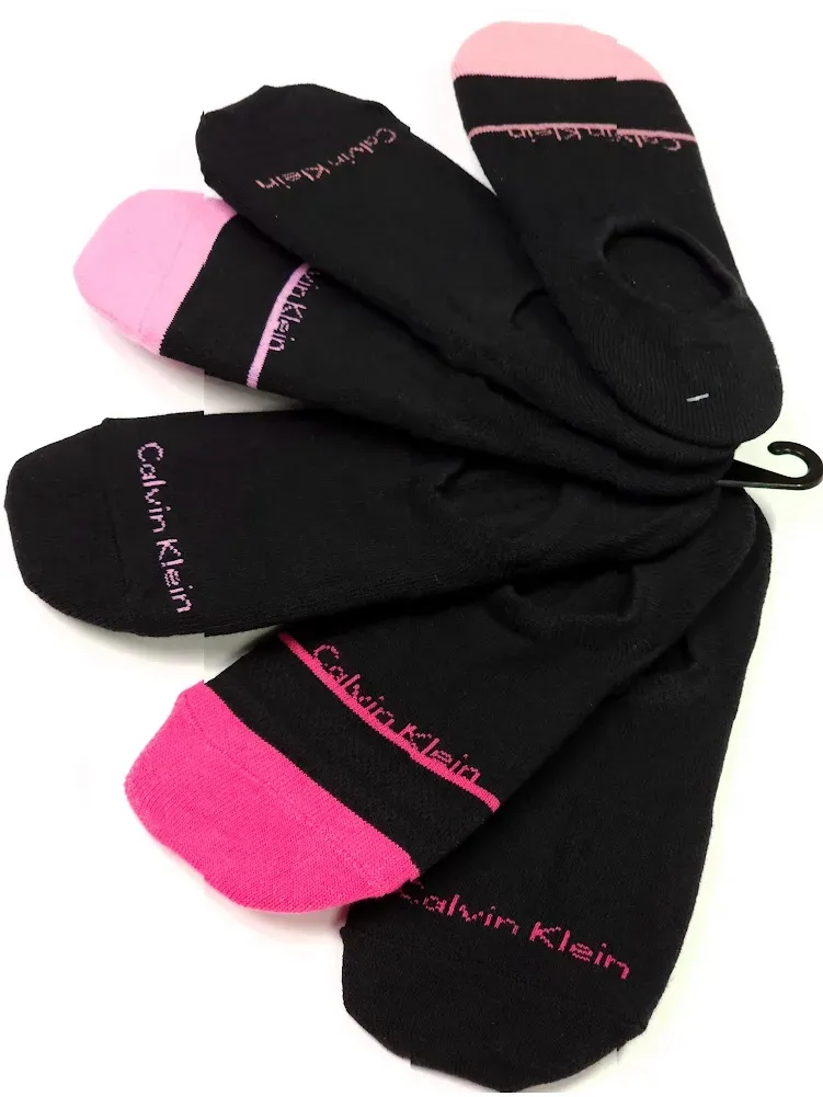 Set 6 pares de medias Calvi Klein para dama negro