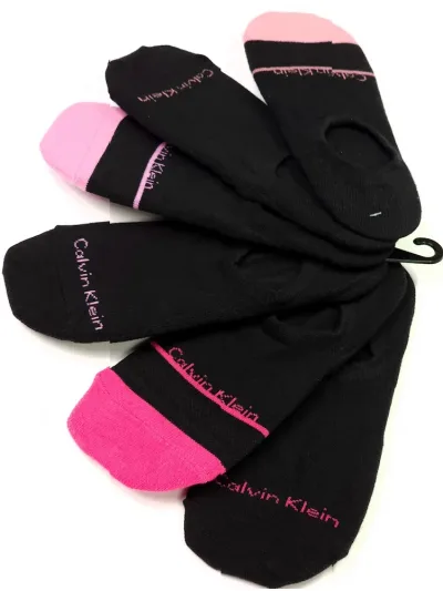 Set 6 pares de medias Calvi Klein para dama negro