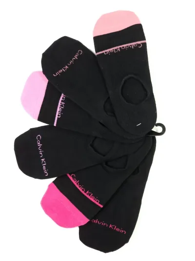 Set 6 pares de medias Calvi Klein para dama negro
