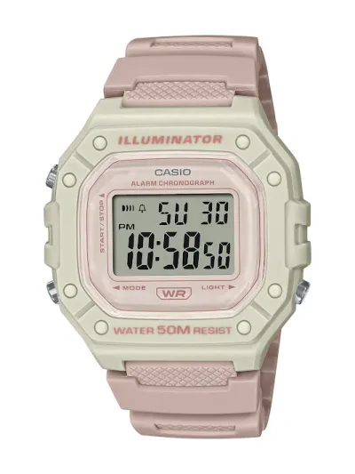 Reloj Casio Unisex W-218HC-4A2VDF COLOR ROSA