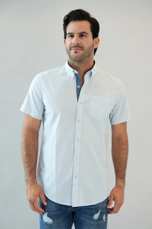 Camisa Hummer para caballero de rayas