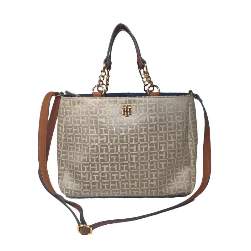 Bolso Tommy Hilfiger color café