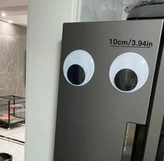 2 piezas de ojos para refrigeradora