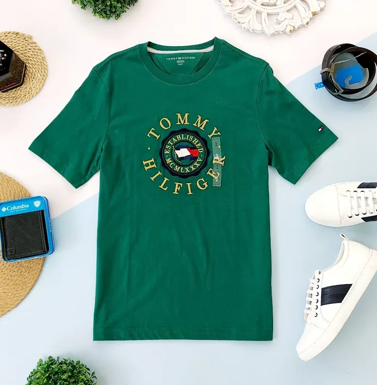 Camiseta Tommy Hilfiger para caballero color verde