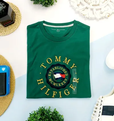 Camiseta Tommy Hilfiger para caballero color verde